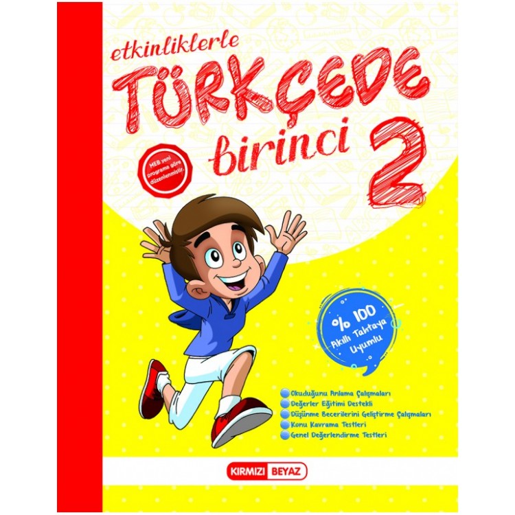 Kirmizi Beyaz Yayinlari 2 Sinif Turkce De Birinci Caner Kitap Kirtasiye